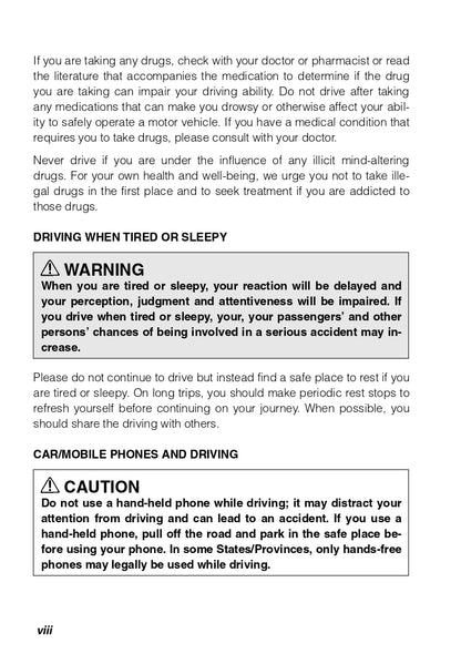 2003 Subaru Baja Owner's Manual | English