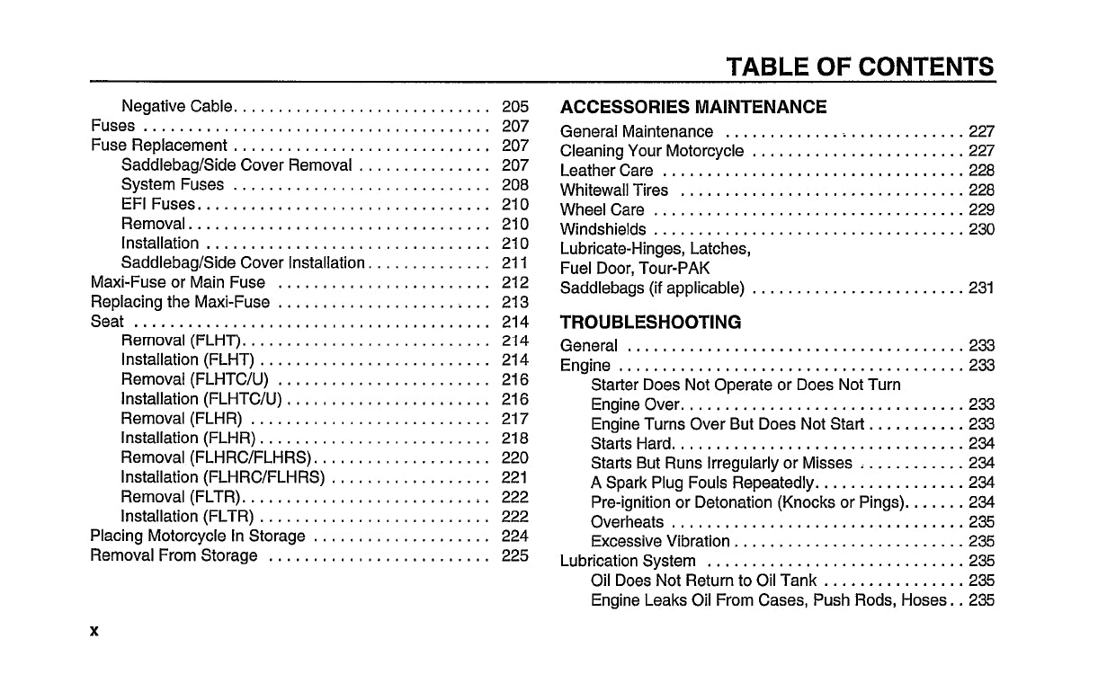 2004 Harley-Davidson Touring Owner's Manual | English