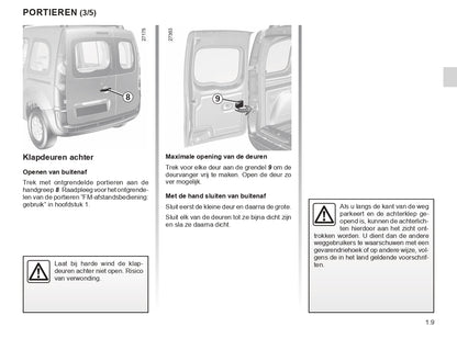 2018-2020 Renault Kangoo Manuel du propriétaire | Néerlandais