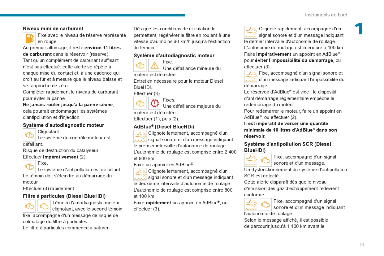 2022-2024 Peugeot Landtrek Owner's Manual | French