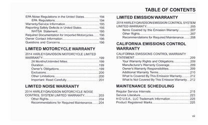 2014 Harley-Davidson Police Models Manuel du propriétaire | Anglais