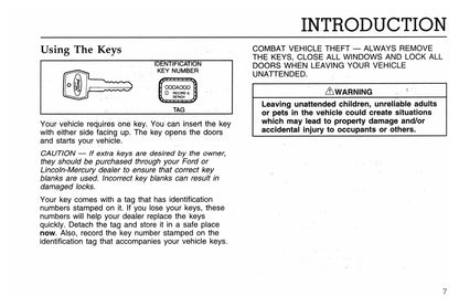 1998 Ford F&B Diesel Owner's Manual | English