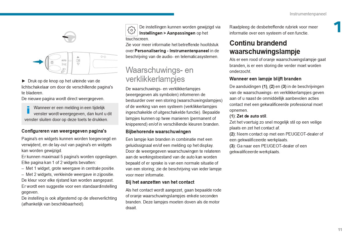 2023-2024 Peugeot 508/508SW Owner's Manual | Dutch