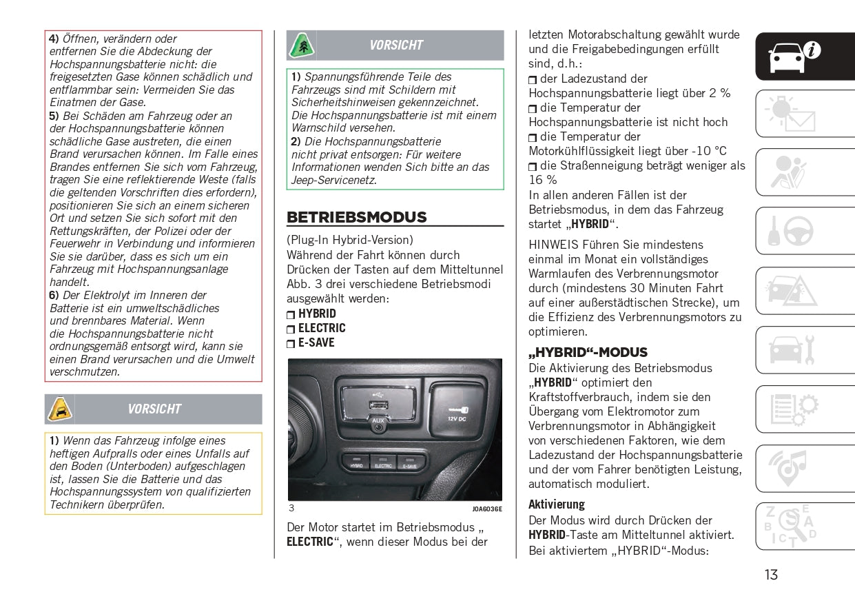 2023 Jeep Renegade Owner's Manual | German