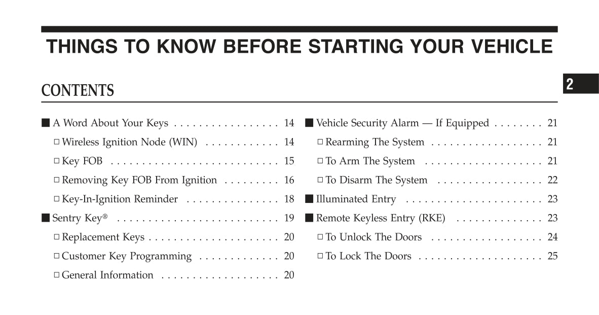 2011 Jeep Grand Cherokee Owner's Manual | English