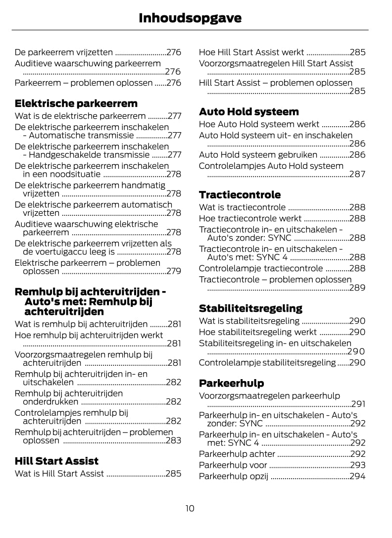 2022-2023 Ford Transit Owner's Manual | Dutch