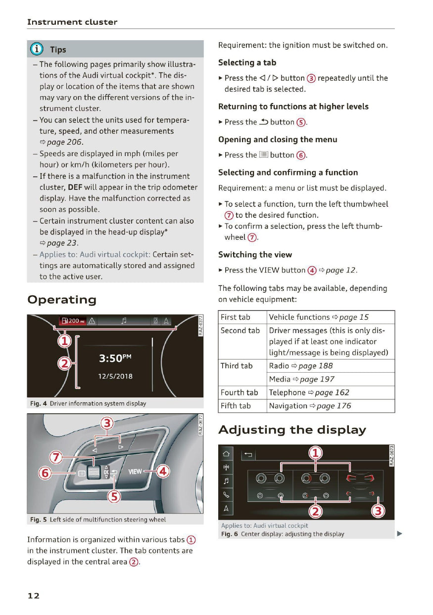 2020 Audi A4 allroad/A4 Limousine/S4 Limousine Owner's Manual | English