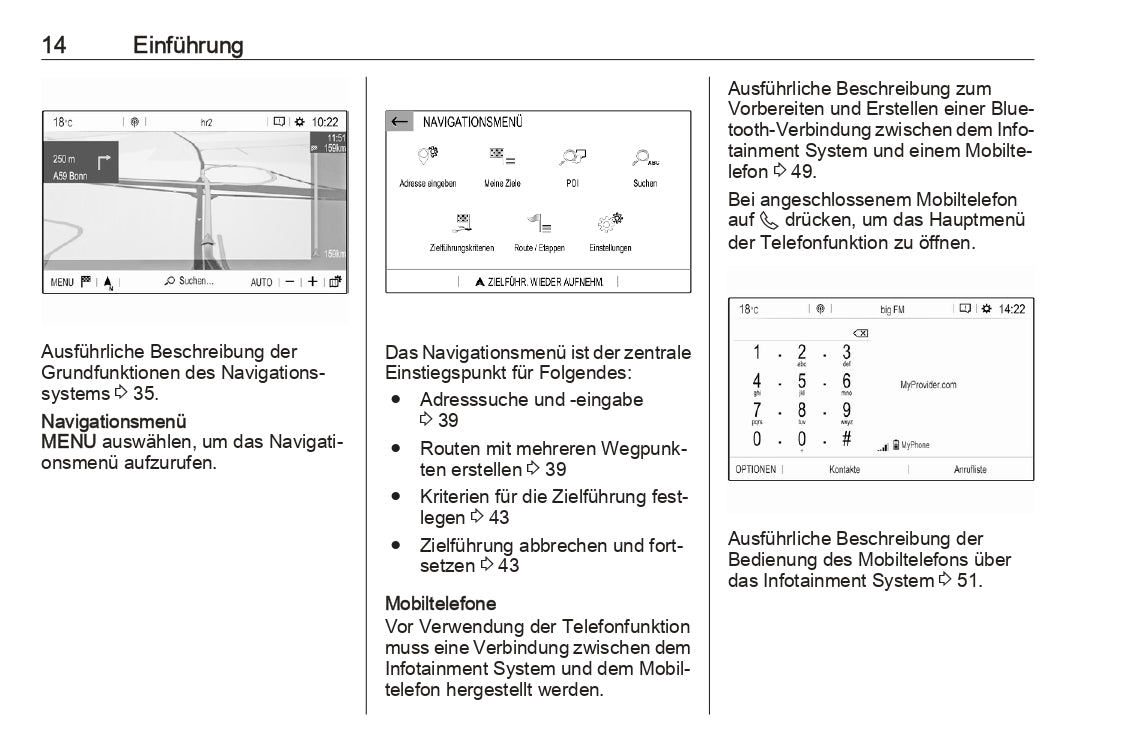 2020-2023 Opel Mokka / Mokka-e Infotainment Manual | German