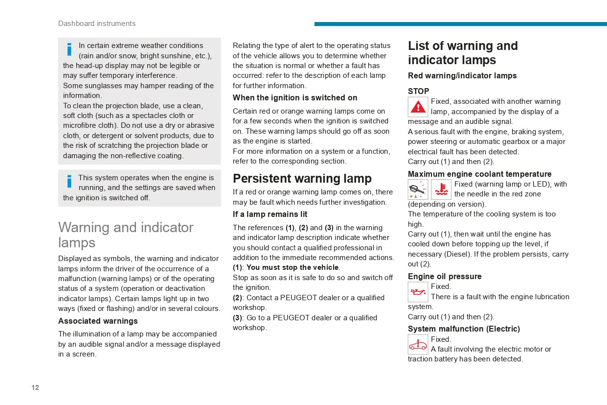 2022-2024 Peugeot Expert/Traveller/e-Expert/e-Traveller Owner's Manual | English