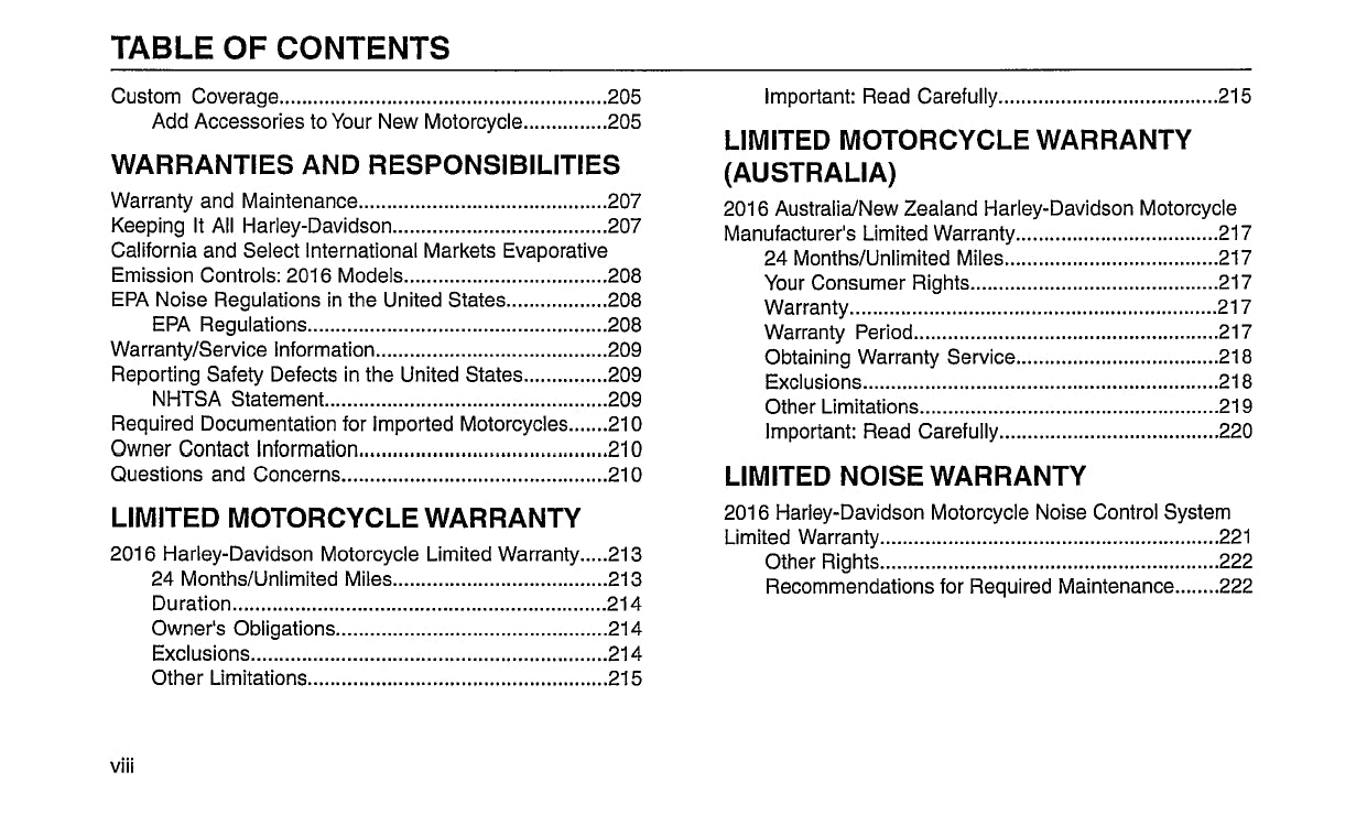 2017 Harley-Davidson FLHXSE Owner's Manual | English