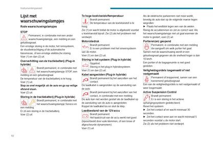 2023-2024 Peugeot 508/508SW Owner's Manual | Dutch