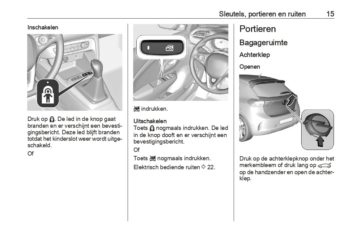 2023-2024 Opel Corsa/Corsa-e Owner's Manual | Dutch