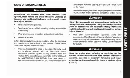 2016 Harley-Davidson FXSE Owner's Manual | English