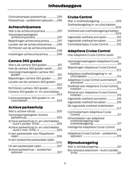 2022-2023 Ford Transit Owner's Manual | Dutch