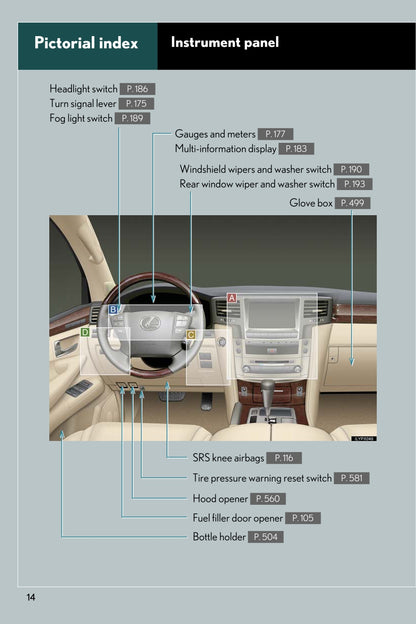 2008 Lexus LX 570 Owner's Manual | English