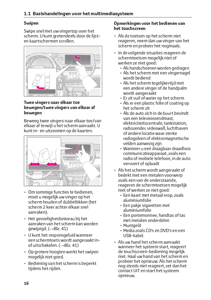 2018-2023 Lexus ES 300h Infotainment Manual | Dutch