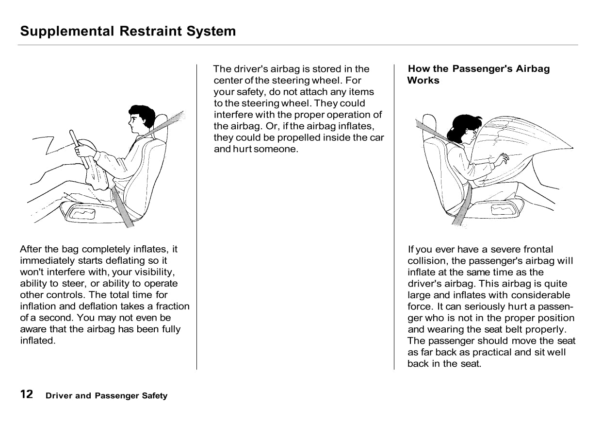 1995 Acura NSX Owner's Manual | English