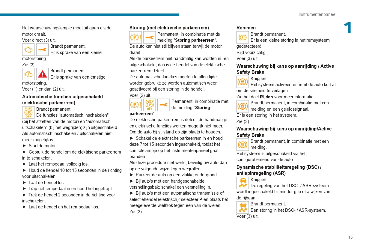 2022-2024 Peugeot Expert/Traveller/e-Expert/e-Traveller Owner's Manual | Dutch