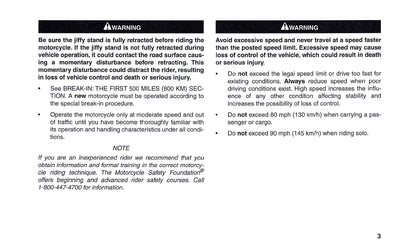 2003 Harley-Davidson VRSCA Owner's Manual | English