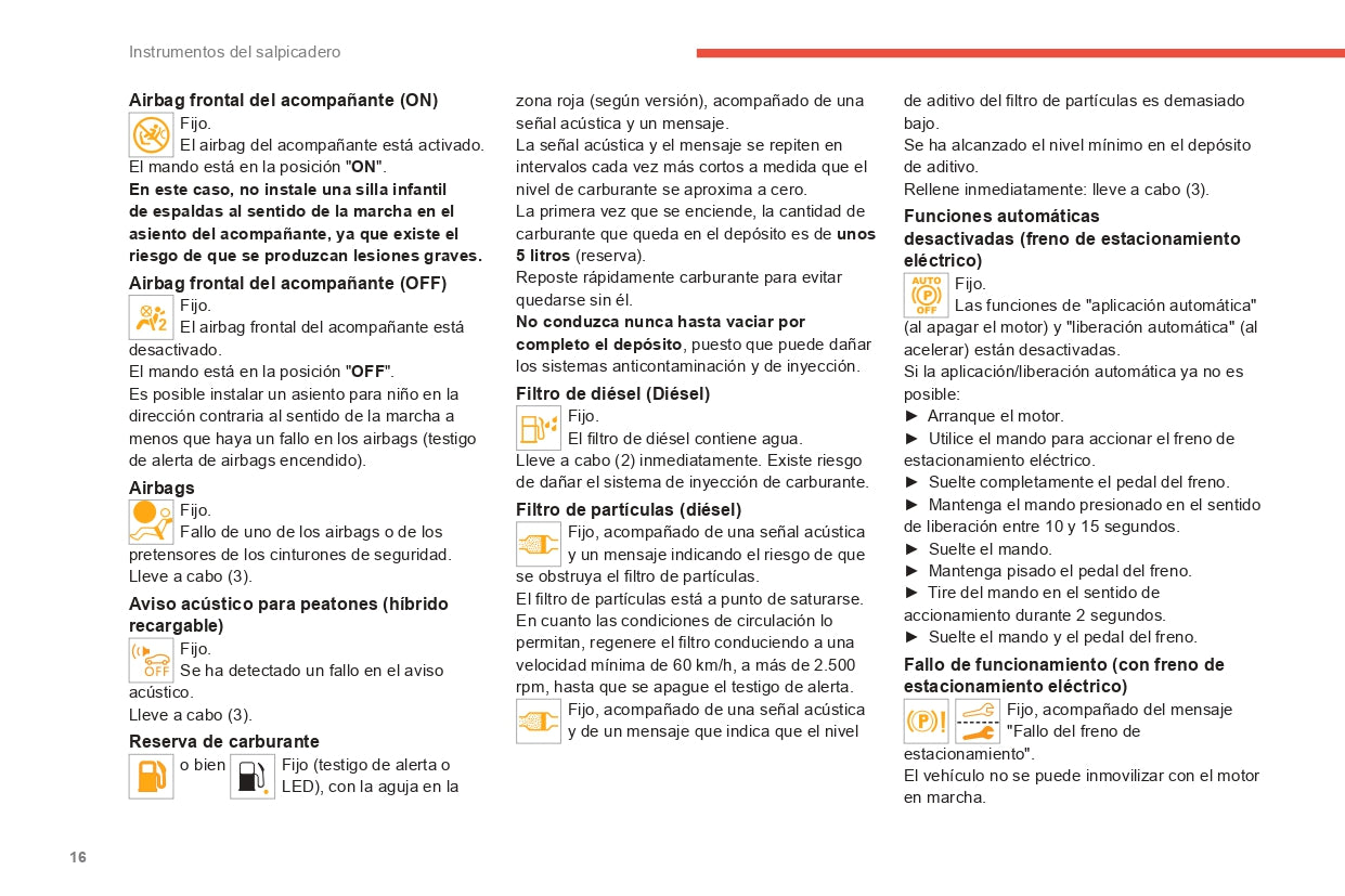 2022-2024 Citroën C5 Aircross Manuel du propriétaire | Espagnol