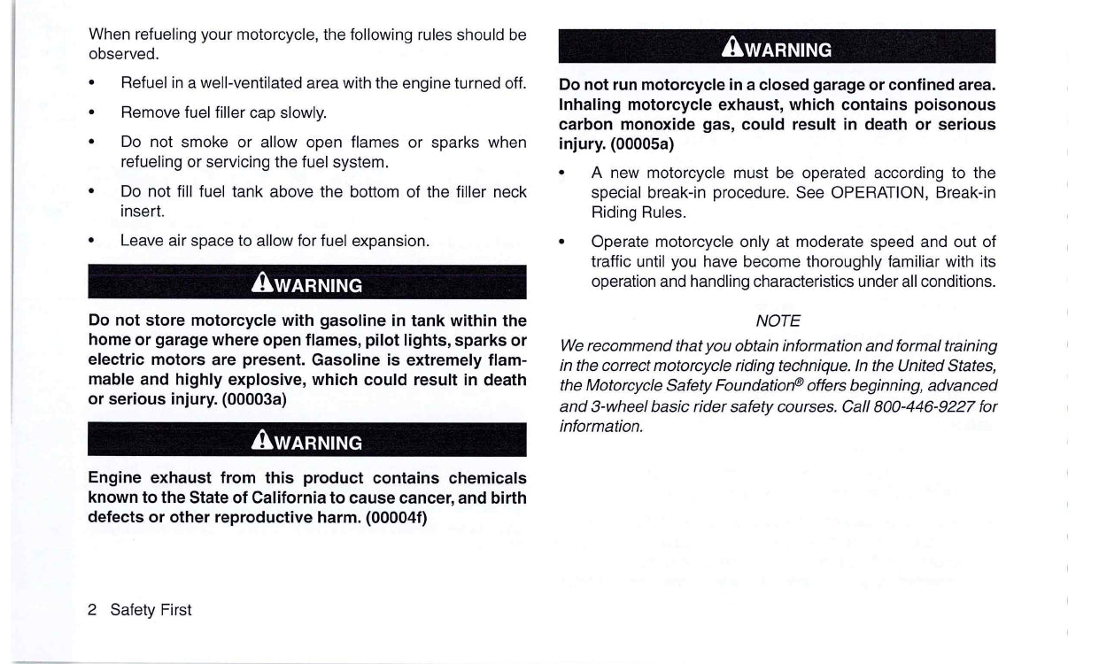 2012 Harley-Davidson Trike Owner's Manual | English