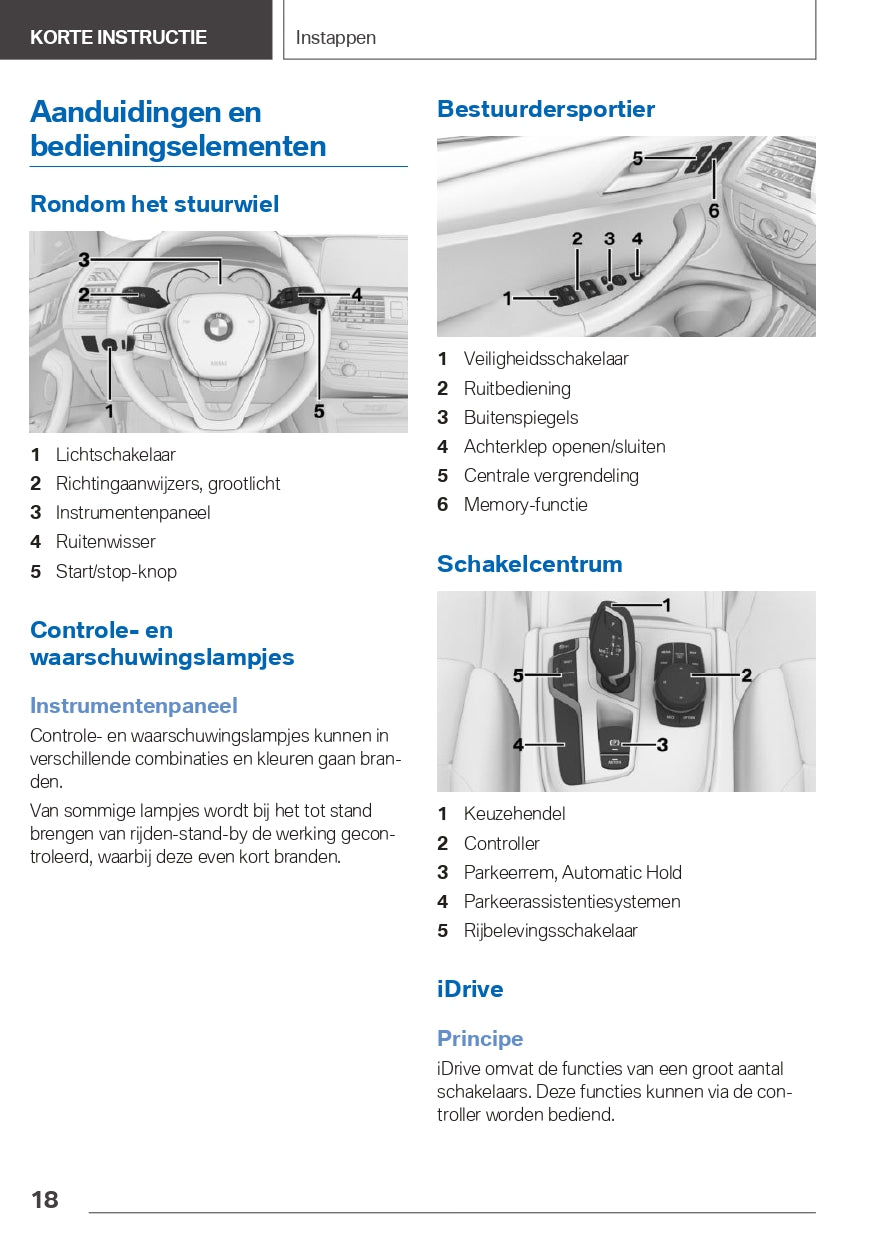 2020-2021 BMW X3 Owner's Manual | Dutch