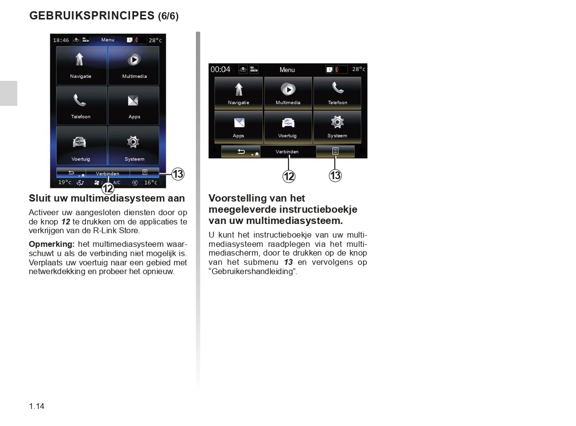 Renault R-Link 2 Infotainment Manual | Dutch