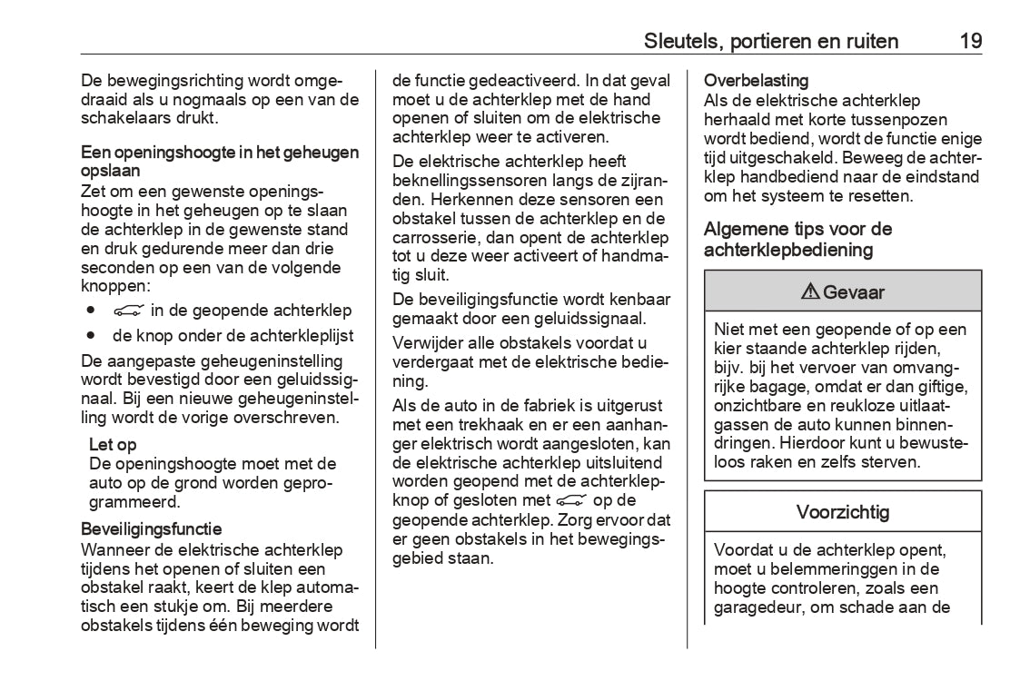 2023 Opel Astra Owner's Manual | Dutch