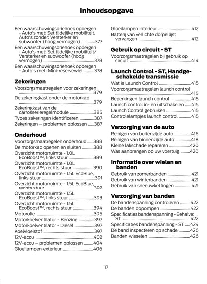 2022-2023 Ford Puma Manuel du propriétaire | Néerlandais