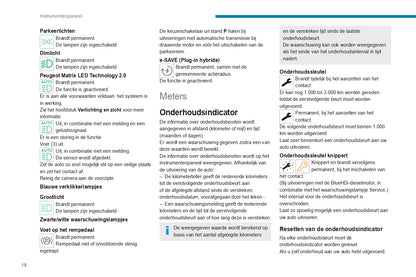 2023-2024 Peugeot 508/508SW Owner's Manual | Dutch