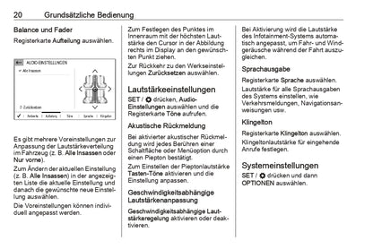 2020-2023 Opel Mokka / Mokka-e Infotainment Manual | German