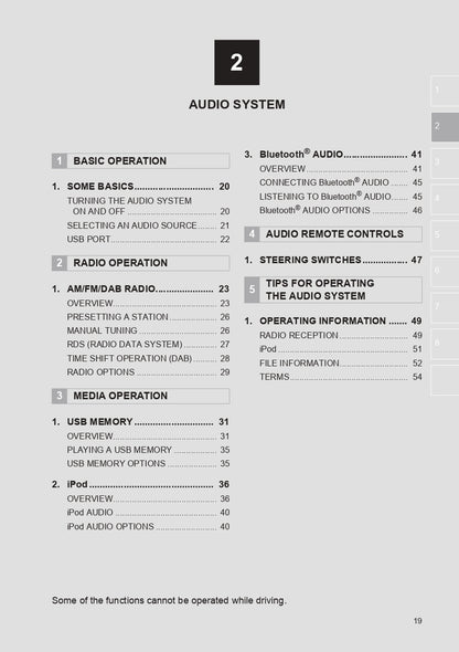 Toyota Yaris GRMN Navigation User Guide | English