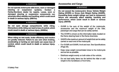 2020 Harley-Davidson Touring Owner's Manual | English