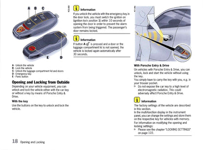 2013 Porsche 911 Carrera Manuel du propriétaire | Anglais