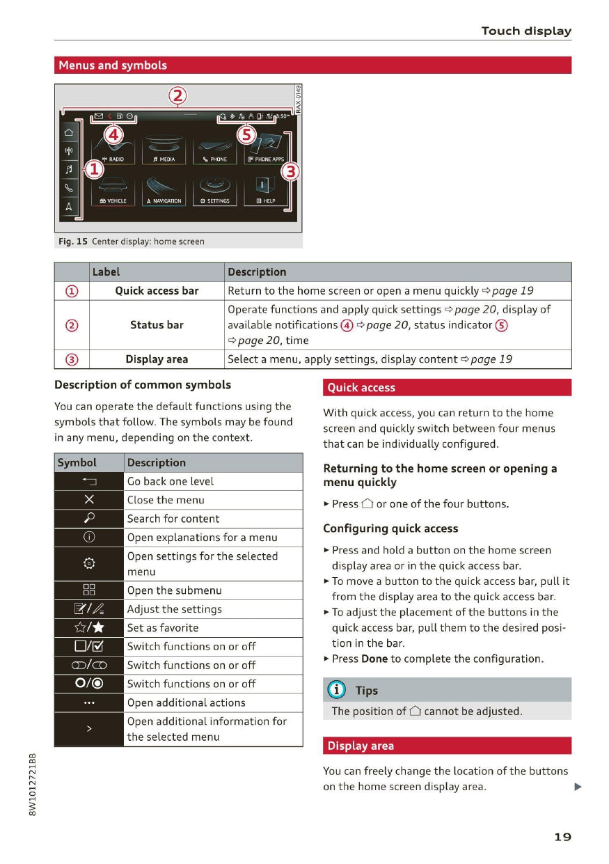 2020 Audi A4 allroad/A4 Limousine/S4 Limousine Owner's Manual | English