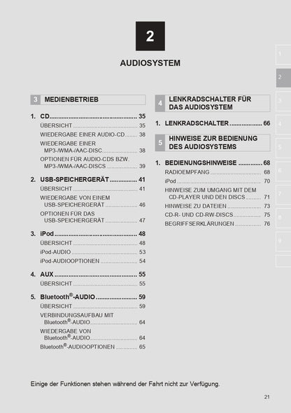 2017 Toyota RAV4 Infotainment Manual | German