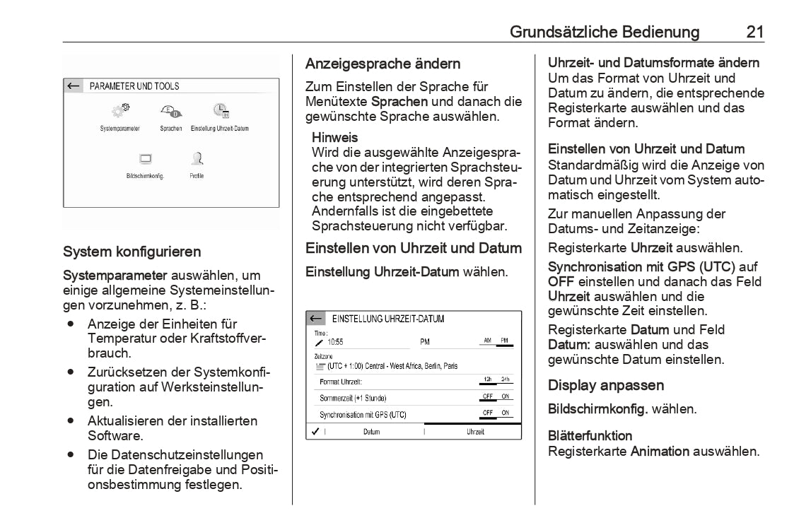 2020-2023 Opel Mokka / Mokka-e Infotainment Manual | German