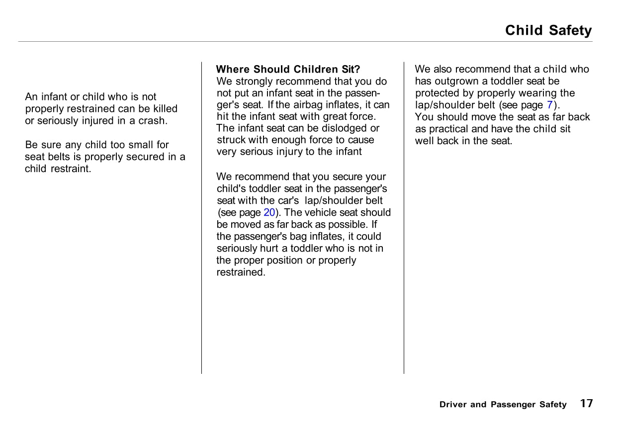 1995 Acura NSX Owner's Manual | English