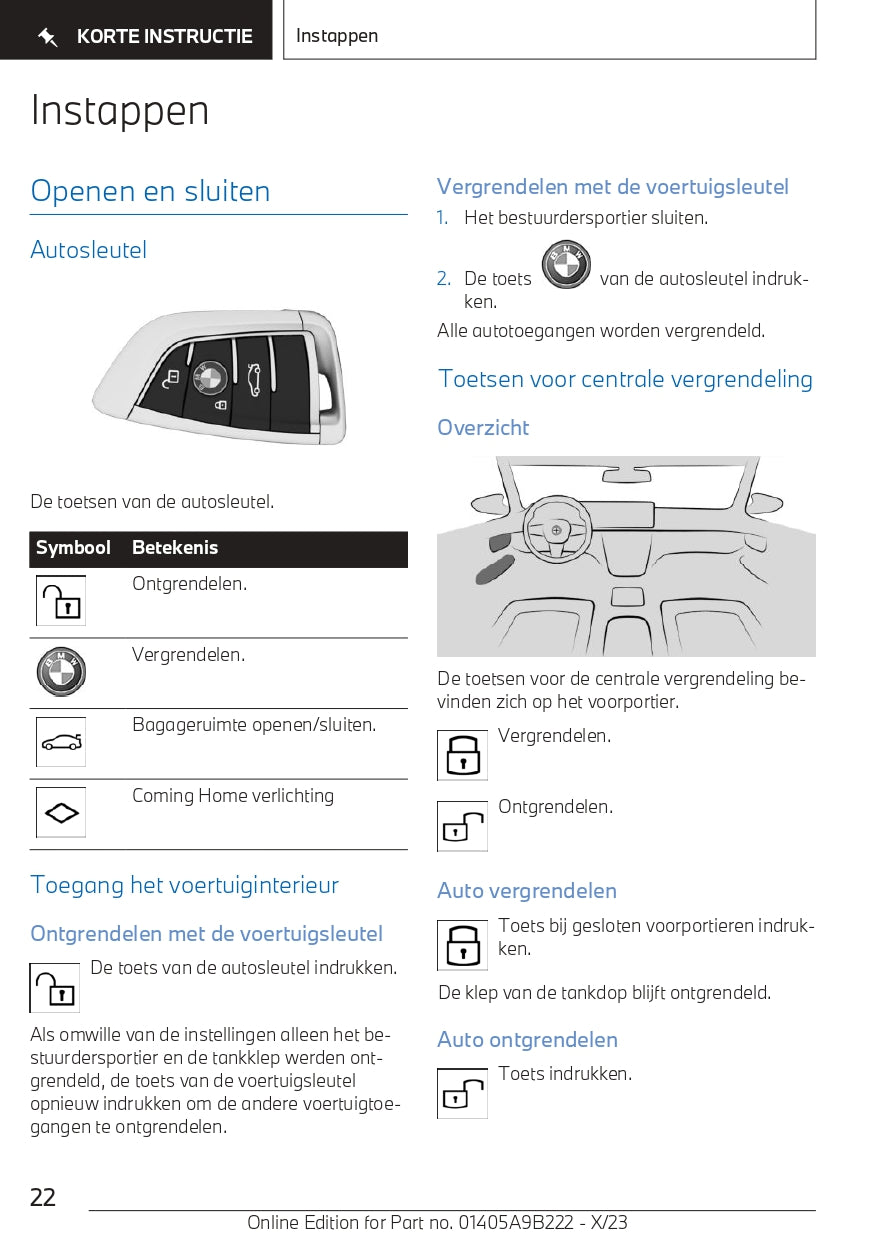 2023-2024 BMW M3 Touring Owner's Manual | Dutch