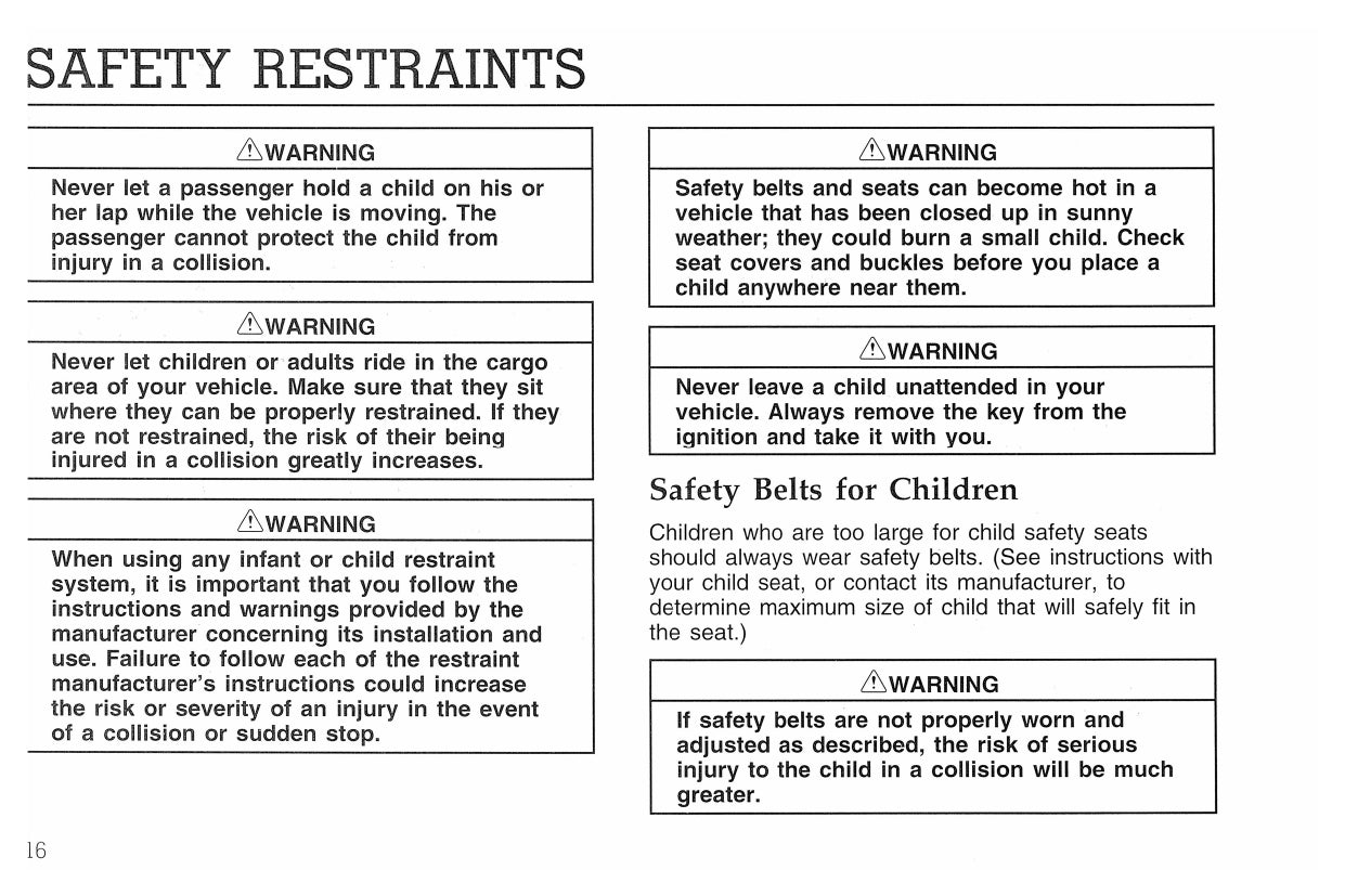 1998 Ford F&B Diesel Owner's Manual | English