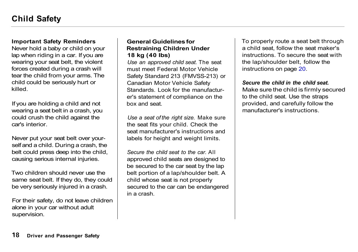 1995 Acura NSX Owner's Manual | English