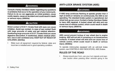 2016 Harley-Davidson FXSE Owner's Manual | English