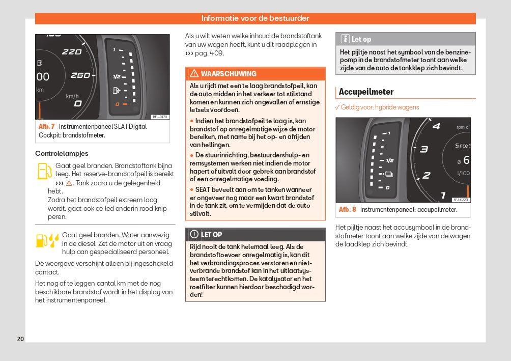 2023 Week 48 Seat Tarraco Owner's Manual | Dutch