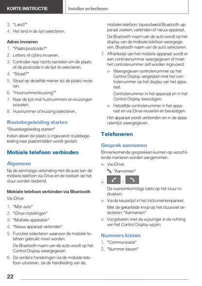 2020-2021 BMW X3 Owner's Manual | Dutch