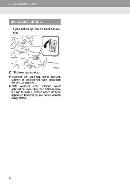 2018-2019 Toyota Yaris Infotainment Manual | Dutch