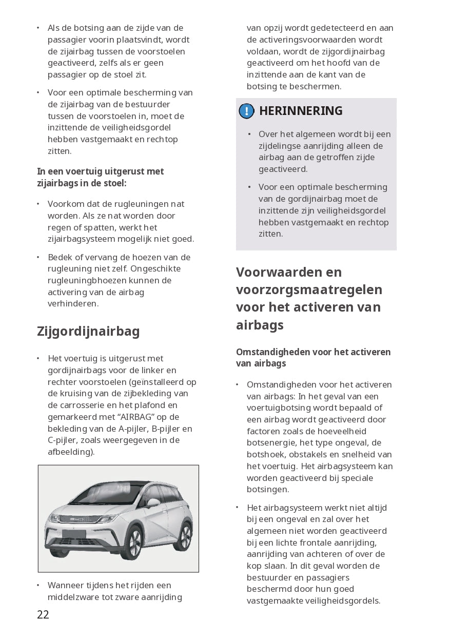 2023-2024 BYD Dolphin Owner's Manual | Dutch