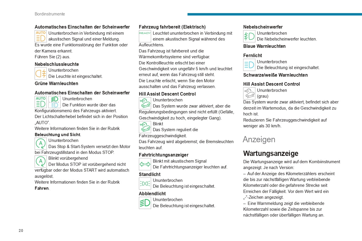 2024 Peugeot Expert/Traveller/e-Expert/e-Traveller Owner's Manual | German