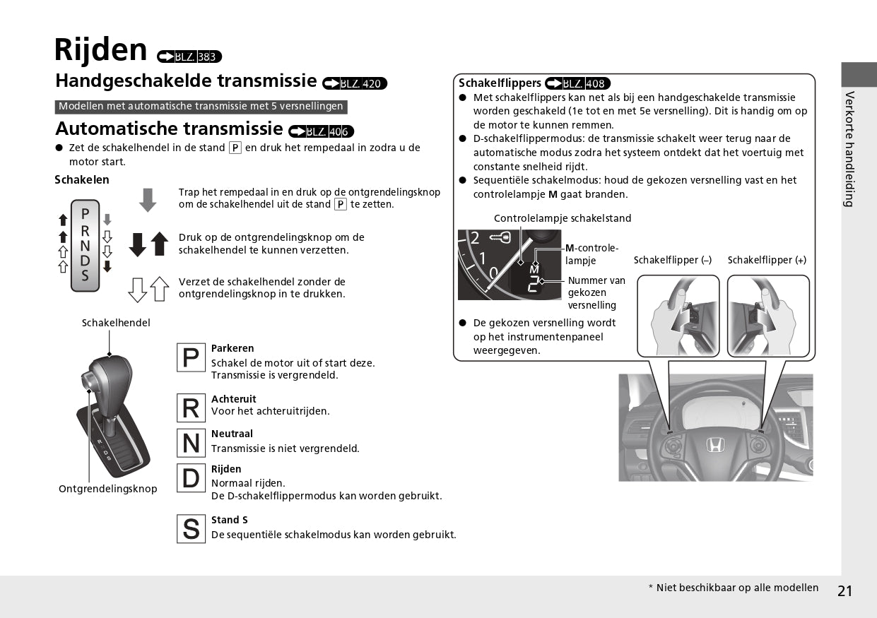 2013 Honda CR-V Manuel du propriétaire | Néerlandais