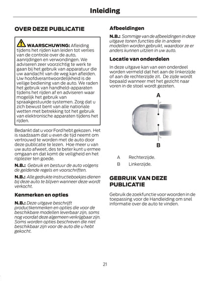 2022-2023 Ford Puma Owner's Manual | Dutch