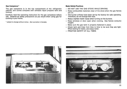 1975 Volkswagen Campmobile Owner's Manual | English